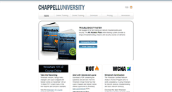 Desktop Screenshot of chappellu.com